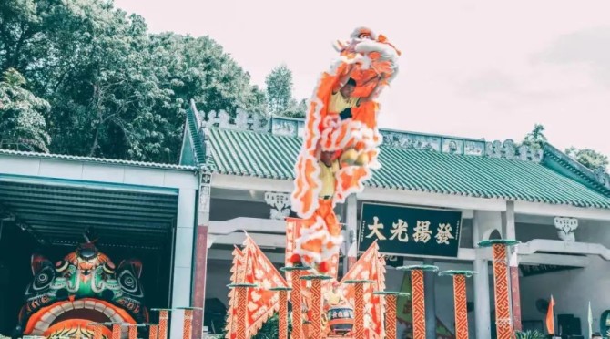 Lion Dance Exercise video spreads all over Internet
